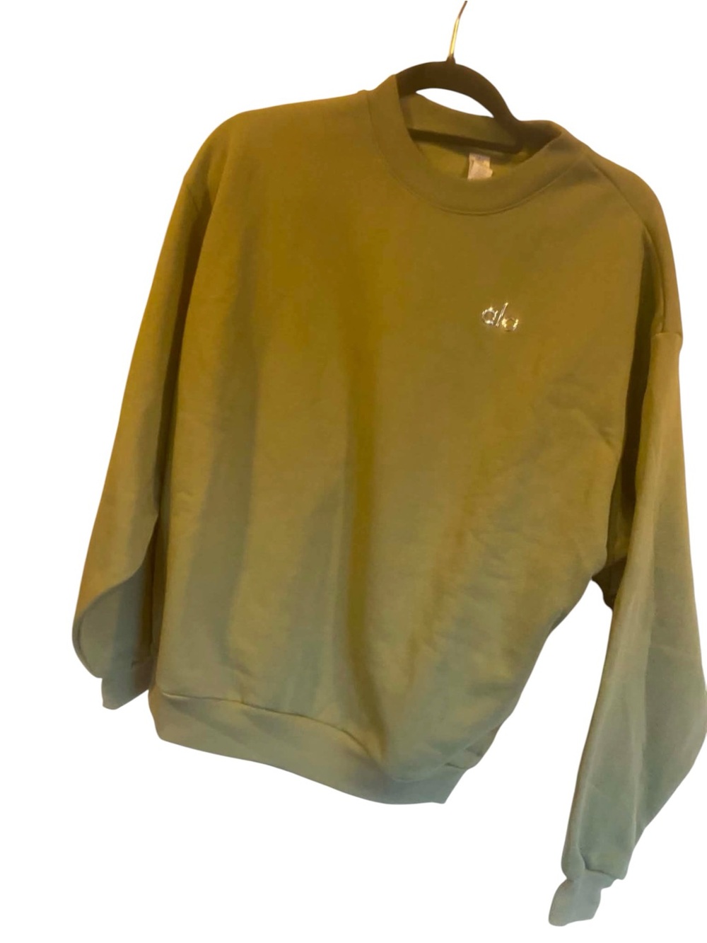 NWT Alo Accolade Crew Size Small DUNE GRASS